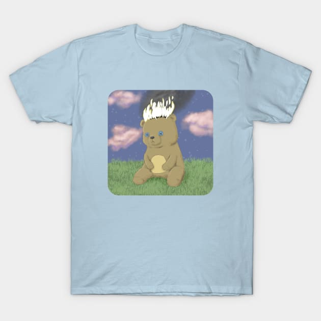 Teddy Bear Immolation T-Shirt by CastleofKittens